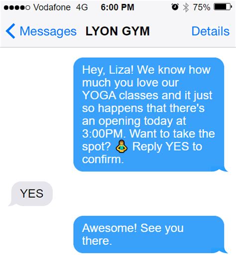 Fitness center and gym SMS solutions + 15 free text .